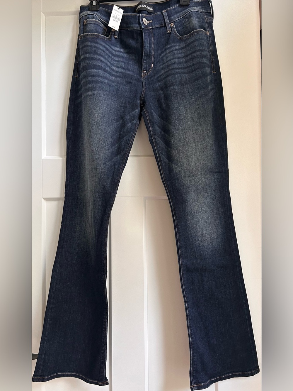 NEW Express Jeans Barely Boot 12R